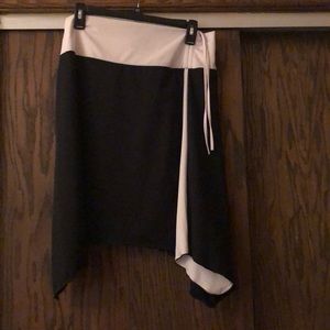 Asymmetrical Polyester Skirt